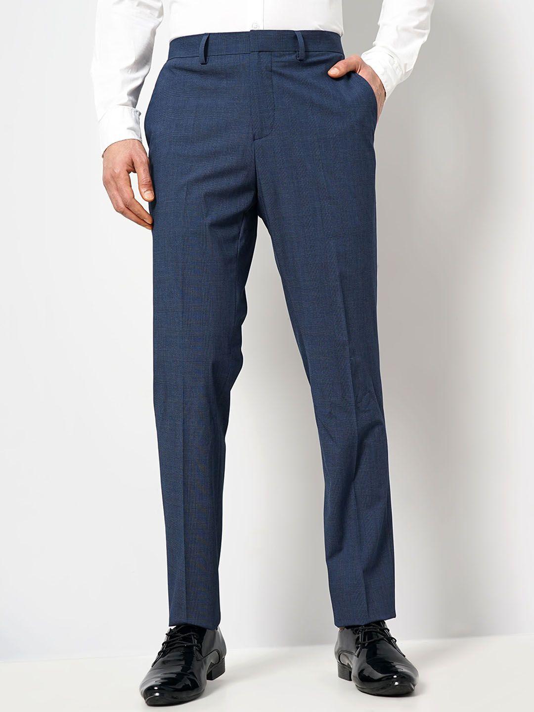 celio men slim fit formal trouser