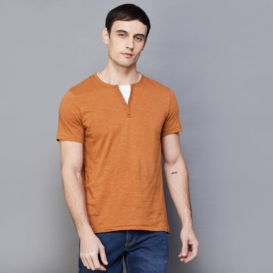 celio men solid t-shirt