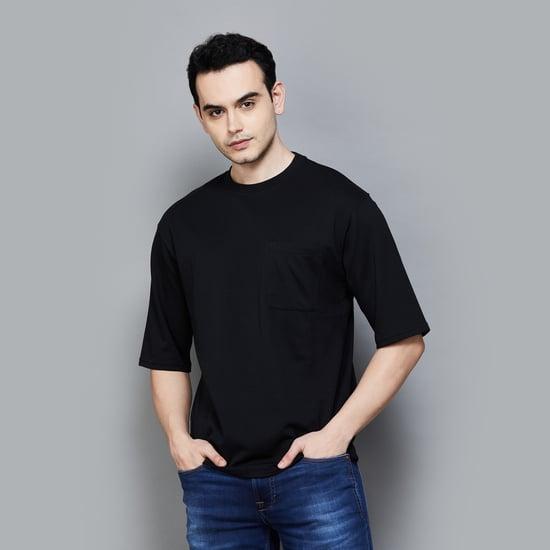 celio men solid t-shirt