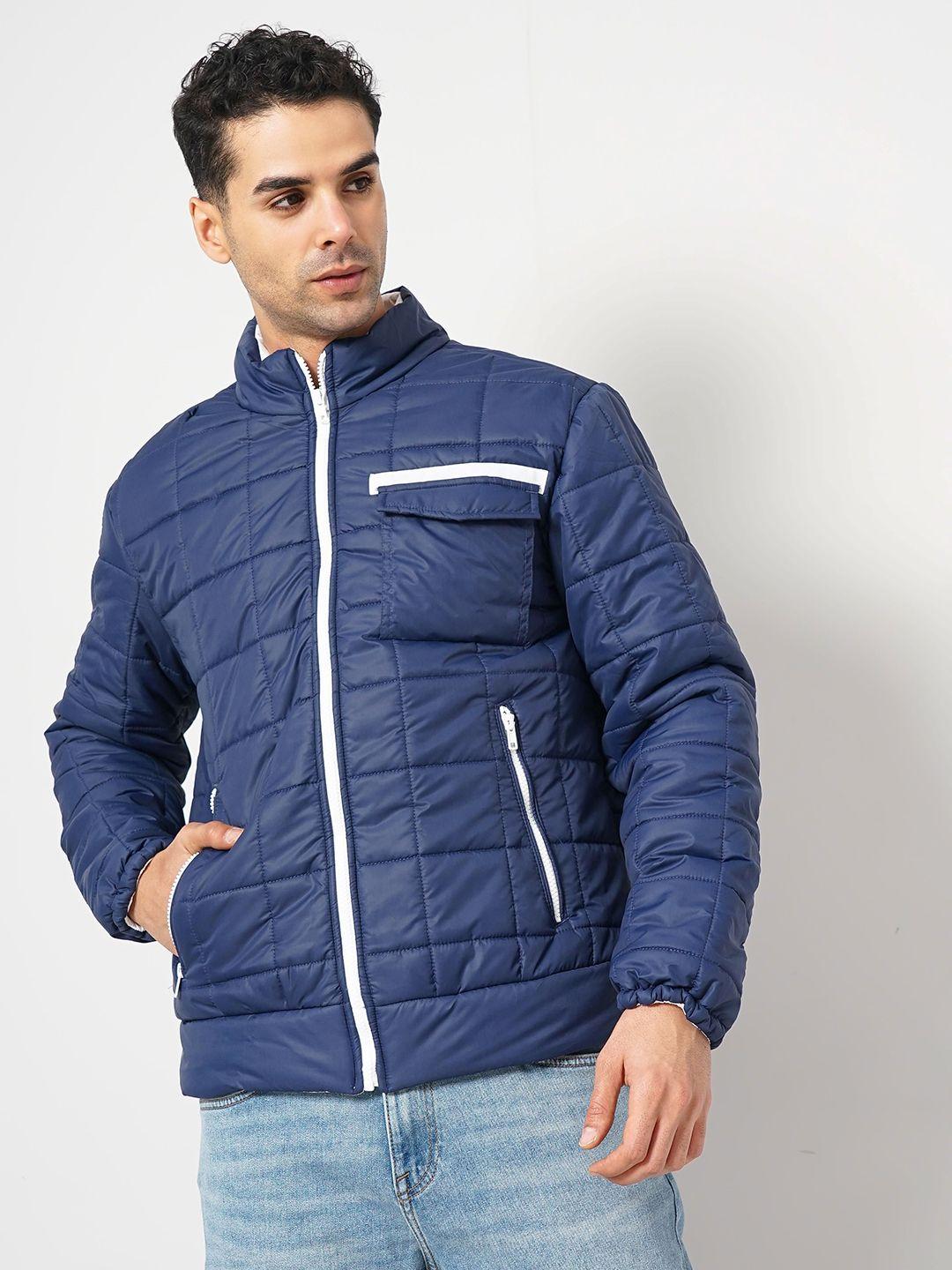 celio mock collar lightweight puffer jacket