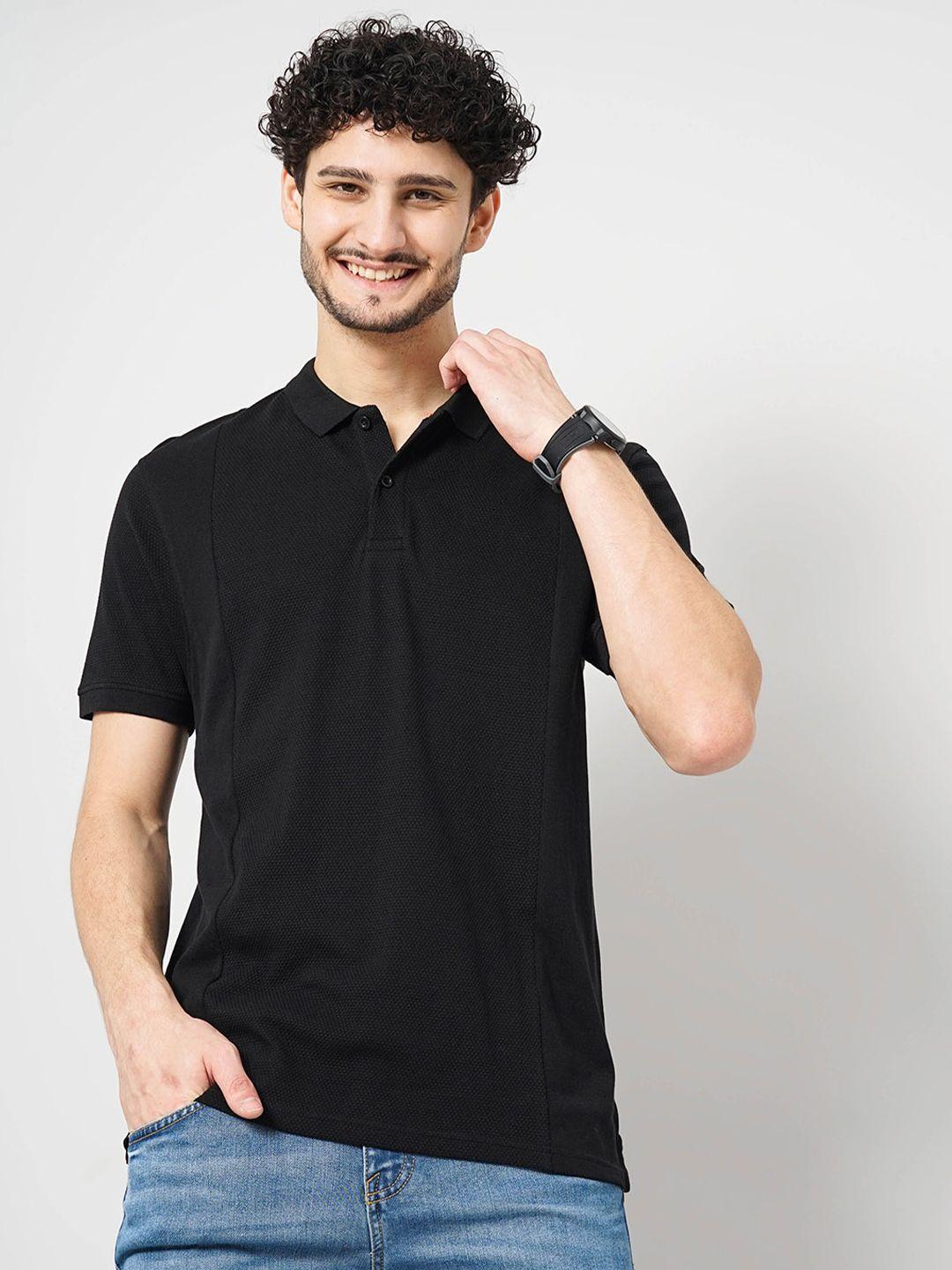 celio polo collar short sleeves cotton t-shirt