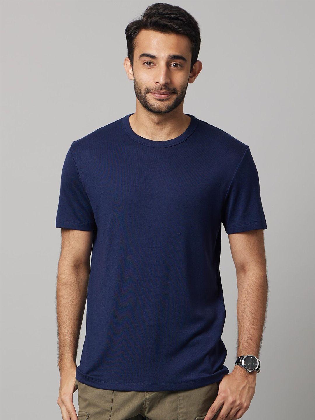 celio round neck short sleeves cotton t-shirt