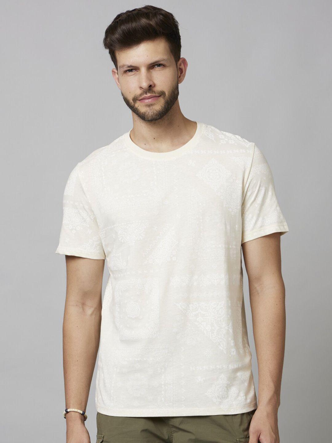 celio solid round neck cotton t-shirt