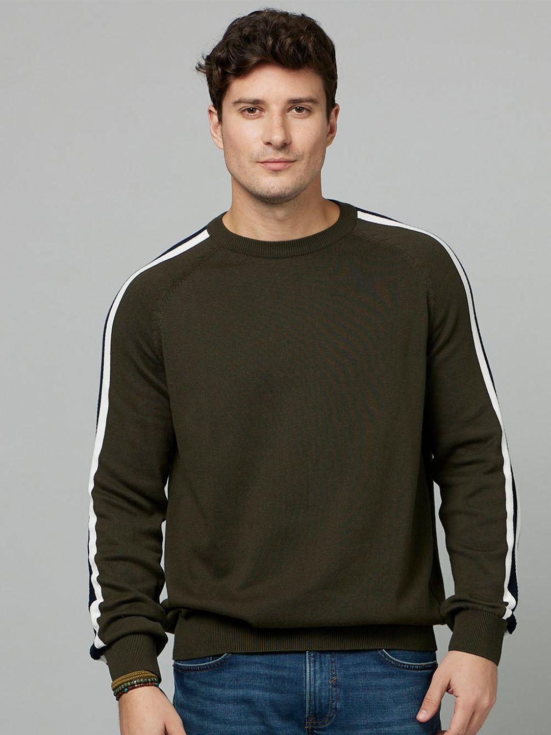 celio striped cotton pullover