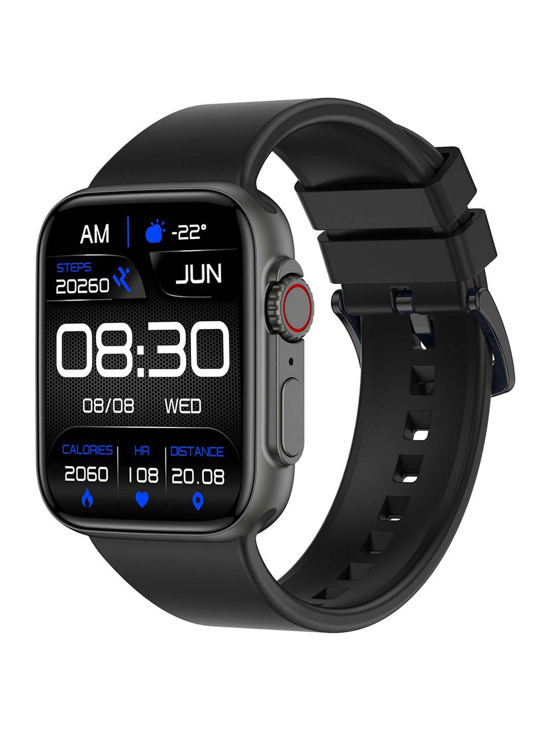 cellecor stark 1.96" bt calling with ai voice assistant smartwatch