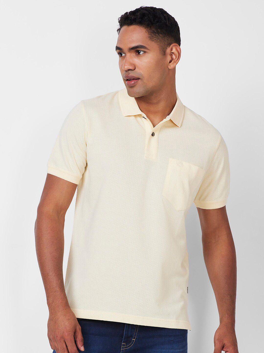 celsius polo collar pockets short sleeves cotton casual t-shirt