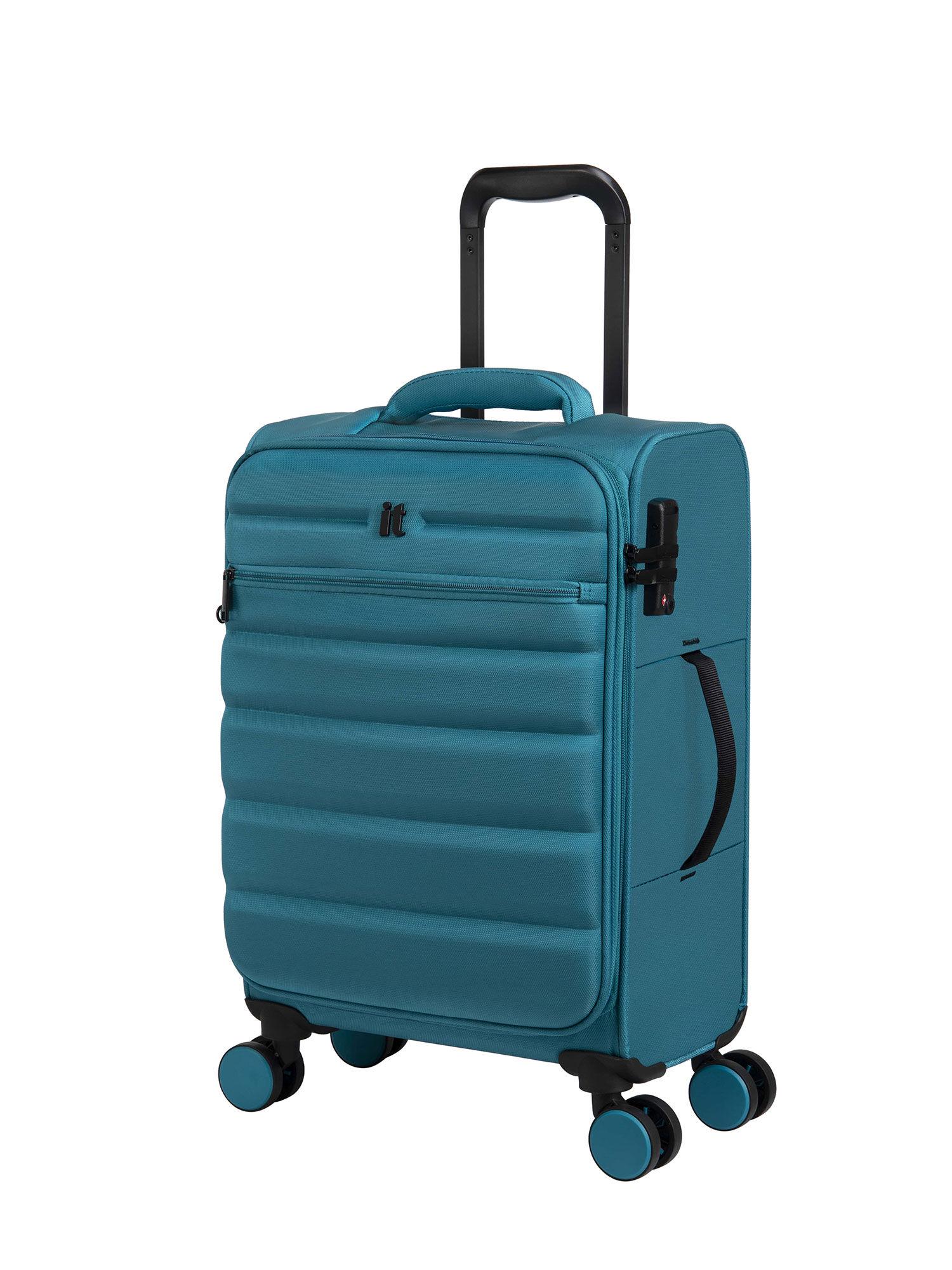 census teal sea trolley bag