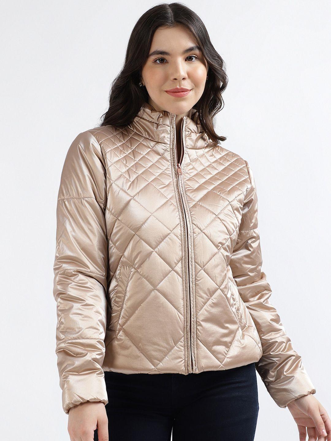 centrestage stand collar quilted jacket