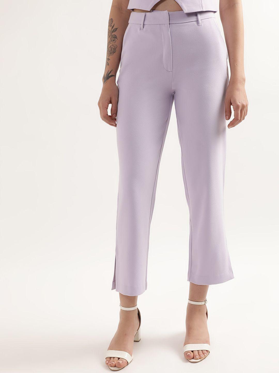 centrestage women high-rise culottes trousers