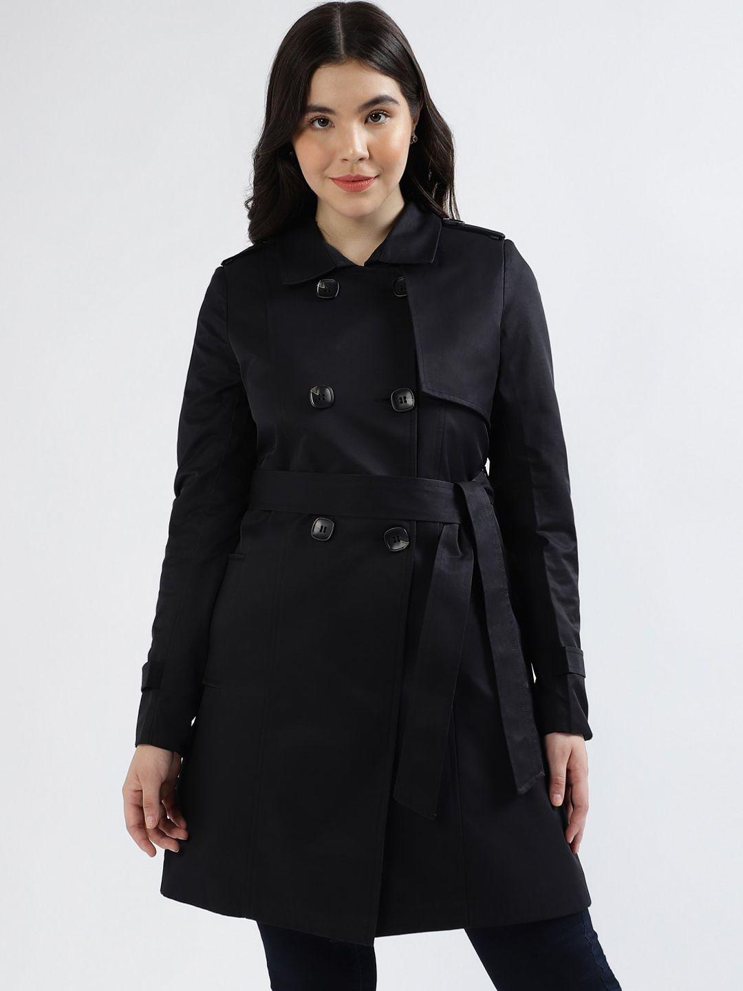 centrestage double-breasted trench coat