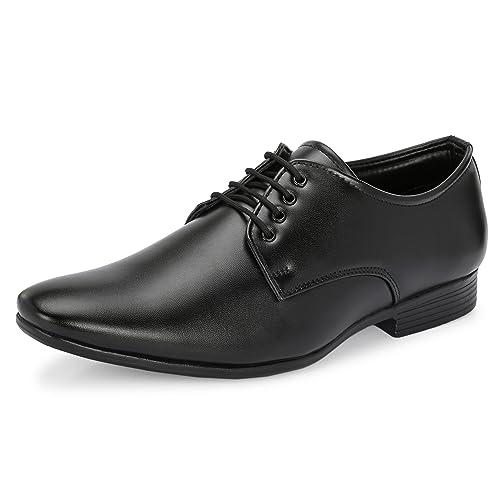 centrino black formal shoe for mens 64055-1