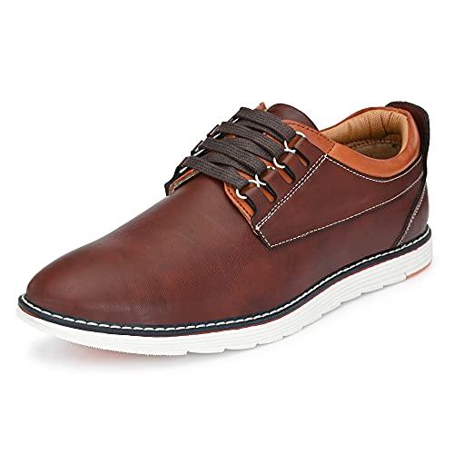 centrino men's 3323 burgundy sneakers_9 uk (3323-21)