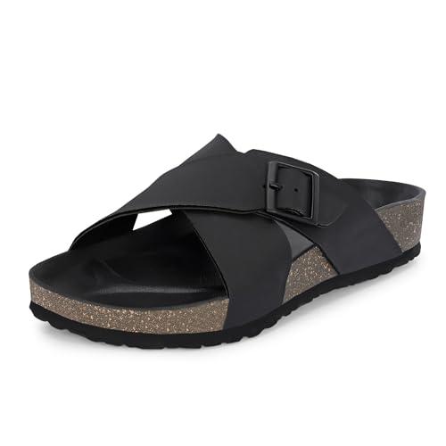 centrino men's 7311 black sandals_10 uk(7311-1)