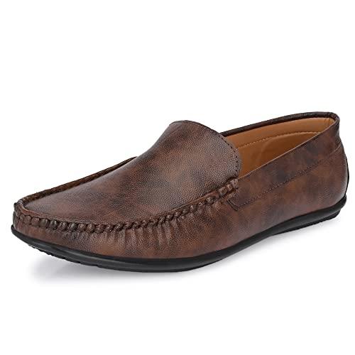 centrino men's 8242 brown loafers_8 uk (8242-4)