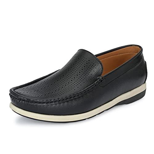 centrino men's 9821 black loafers_9 uk (9821-1)