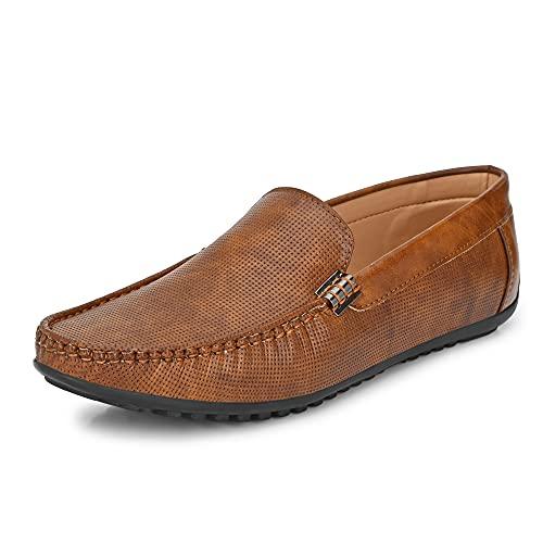 centrino men's 9911 tan loafers_10 uk (9911-03)