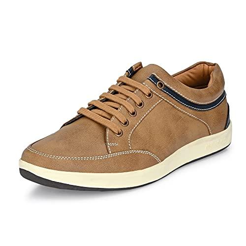 centrino men's chicku brown sneaker, 11 uk (3322-22)