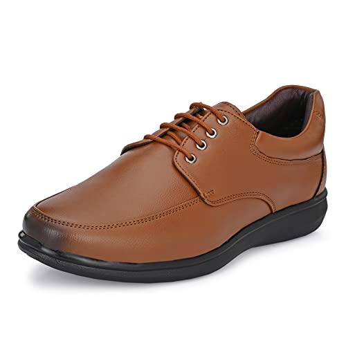 centrino mens derbyformal shoe (8687-3_tan_6 uk)