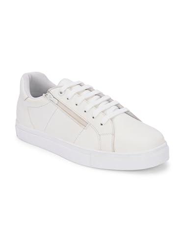 centrino women casual sneaker | ultra soft cushion | trendy & lightweight design | low top flat sole | colorblock sneakers | white sneakers girl shoes 7607-5