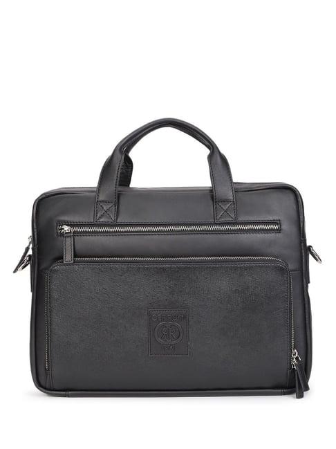 cerruti 1881 black arnold medium briefcase