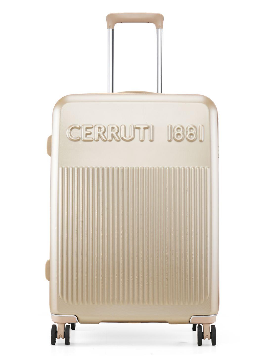 cerruti 1881 cer06088m textured abs material hard-sided medium trolley bag