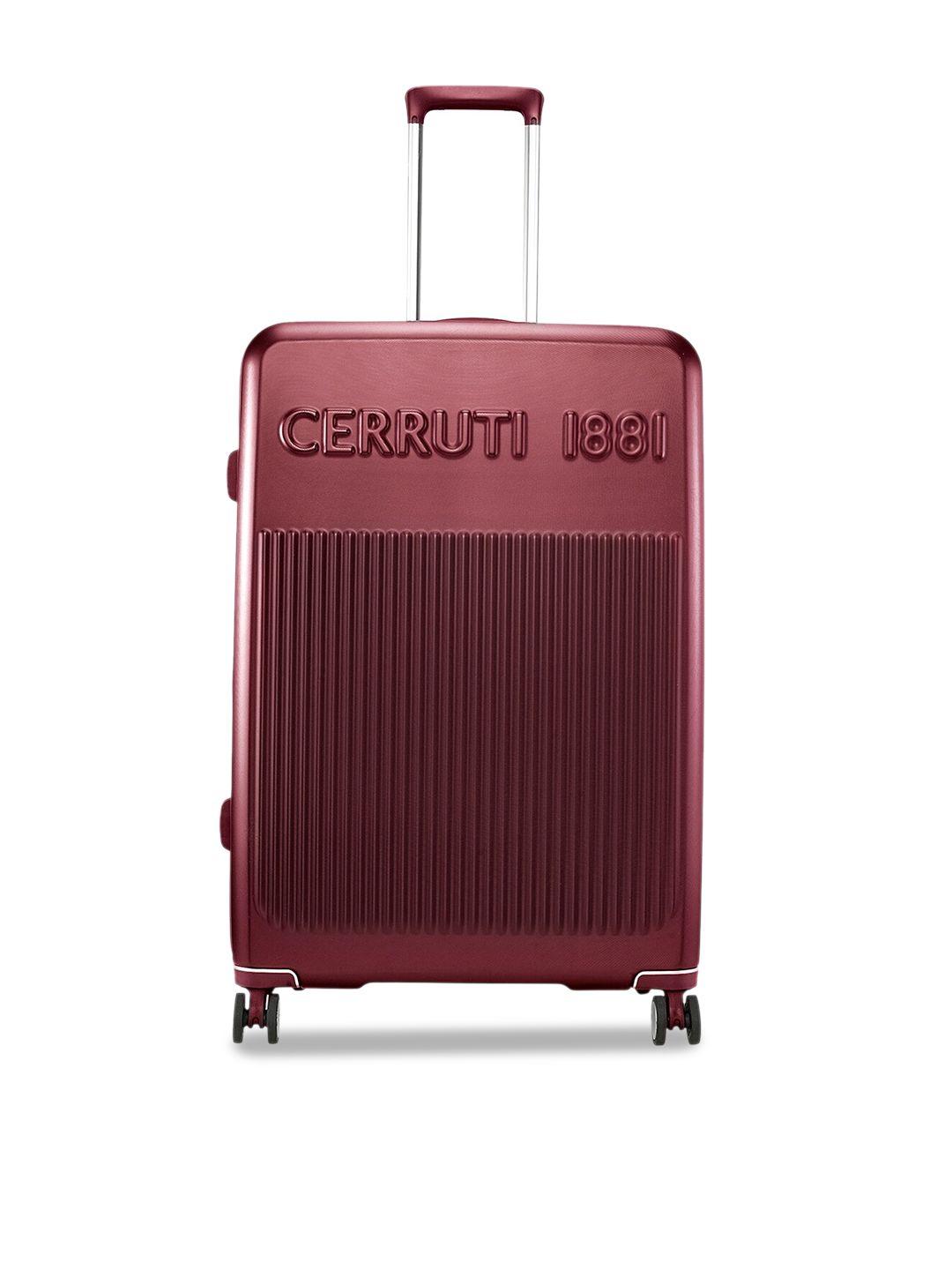 cerruti hard-sided large cabin suitcase