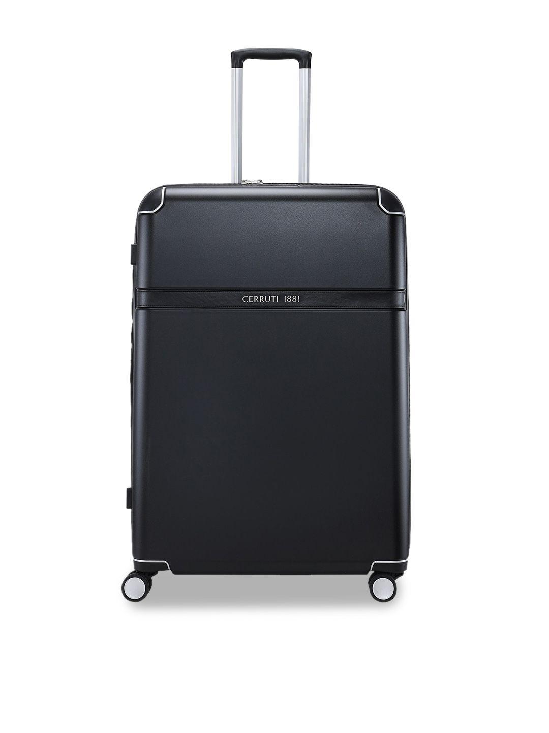 cerruti hard-sided large trolley suitcase