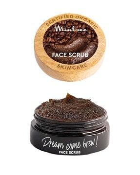 certified organic coffee face scrub