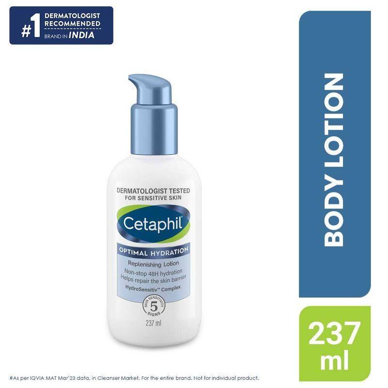 cetaphil optimal hydration body lotion with hyaluronic acid+vitamin e for dehydrated skin
