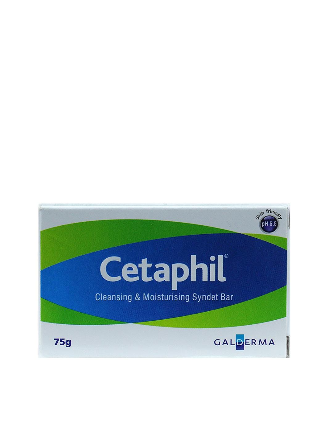 cetaphil unisex white cleansing & moisturising syndet bar 75 g