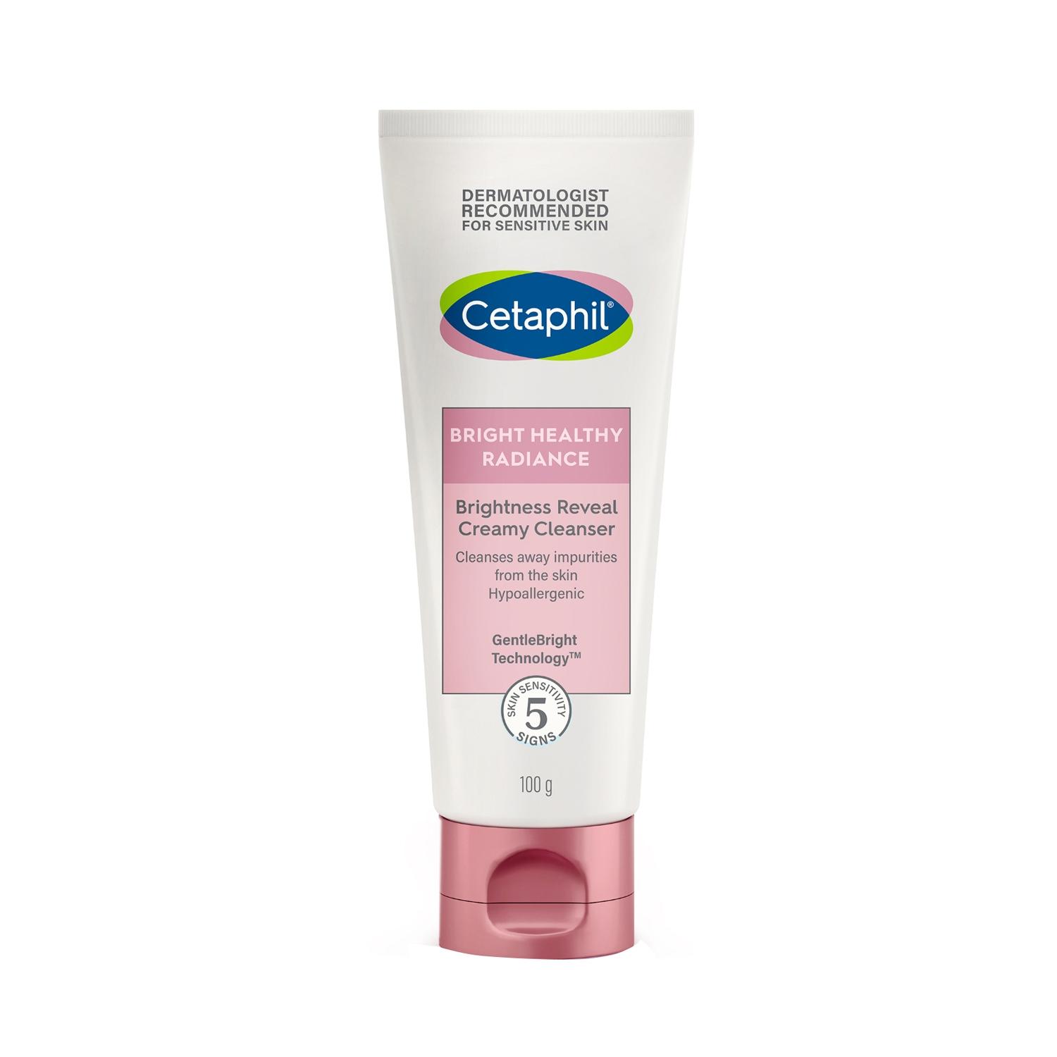 cetaphil bright healthy radiance brightness reveal creamy cleanser (100g)