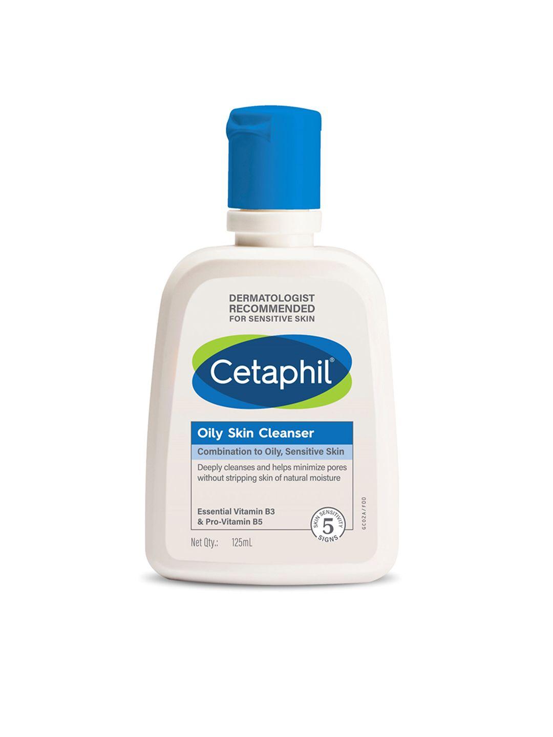 cetaphil oily skin cleanser for sensitive skin - 125 ml