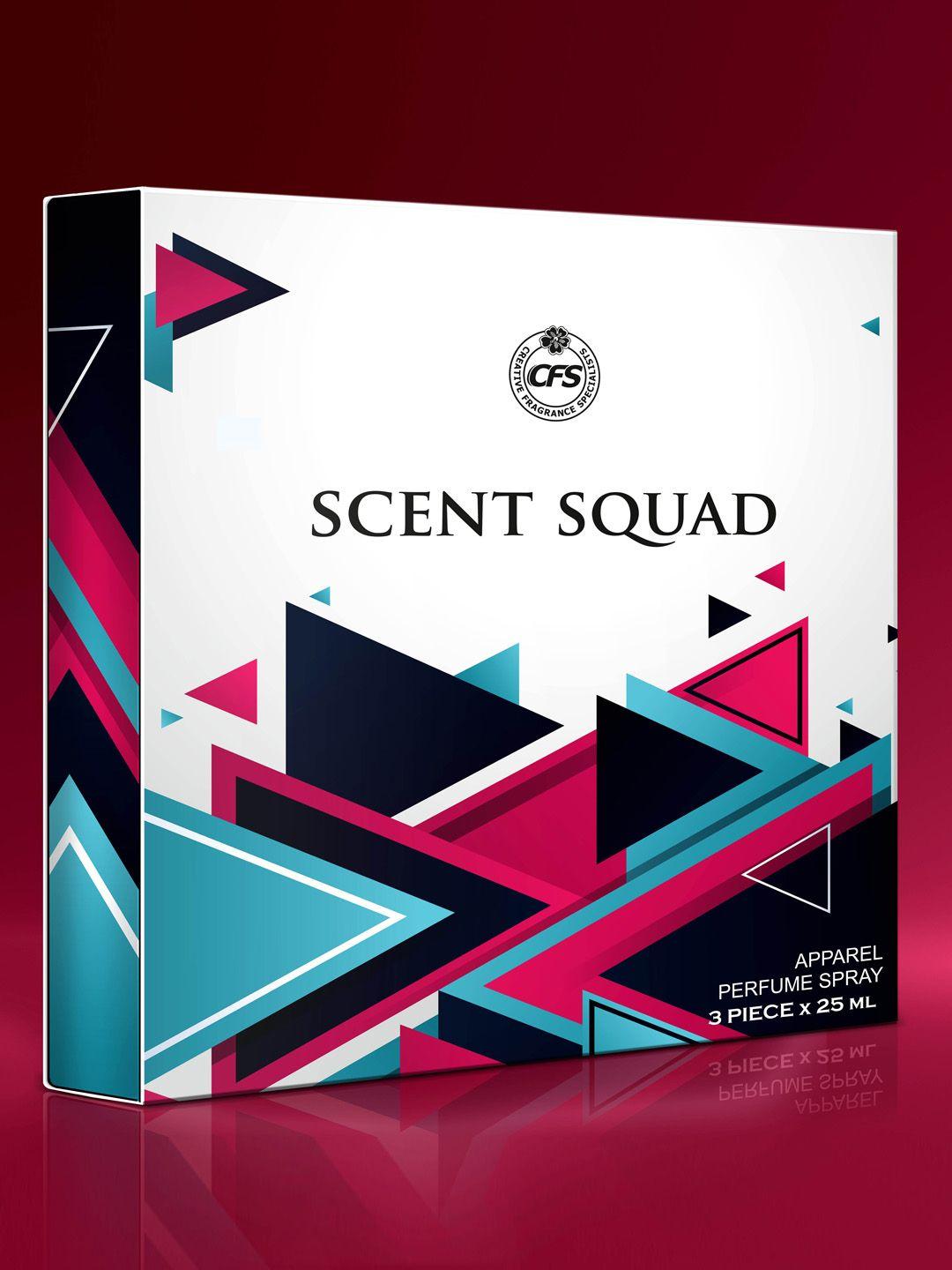 cfs scent squad collection men perfume gift set begin blue, begin gold, man only black 25ml each