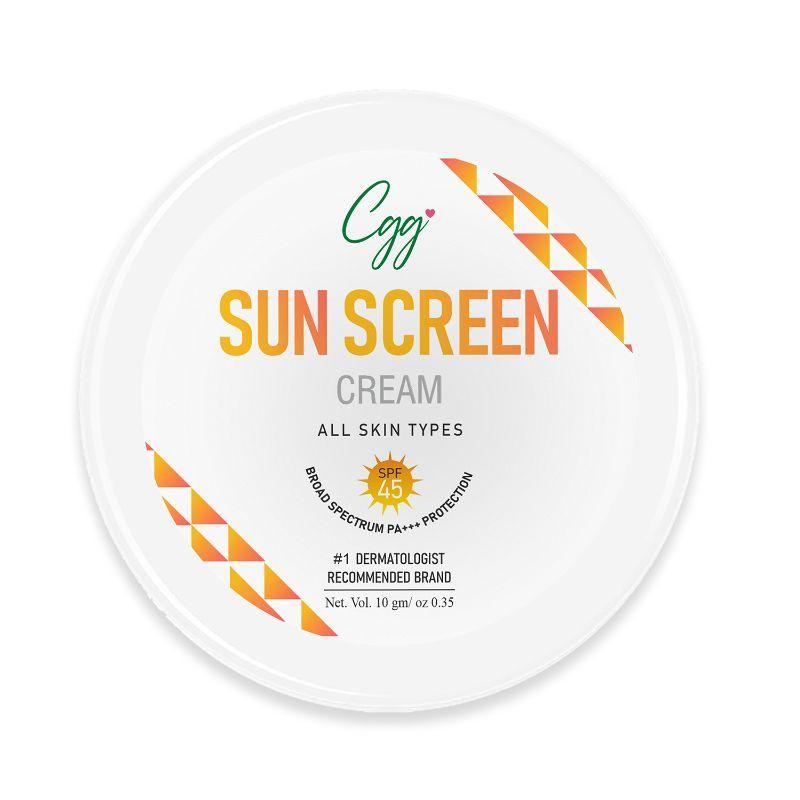 cgg cosmetics sunscreen cream broad spectrum spf 45 pa+++