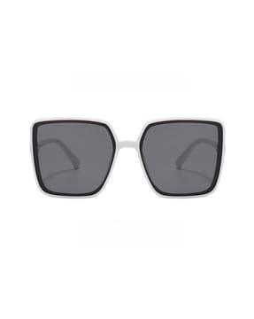 ch2white uv-protected full-rim sunglasses