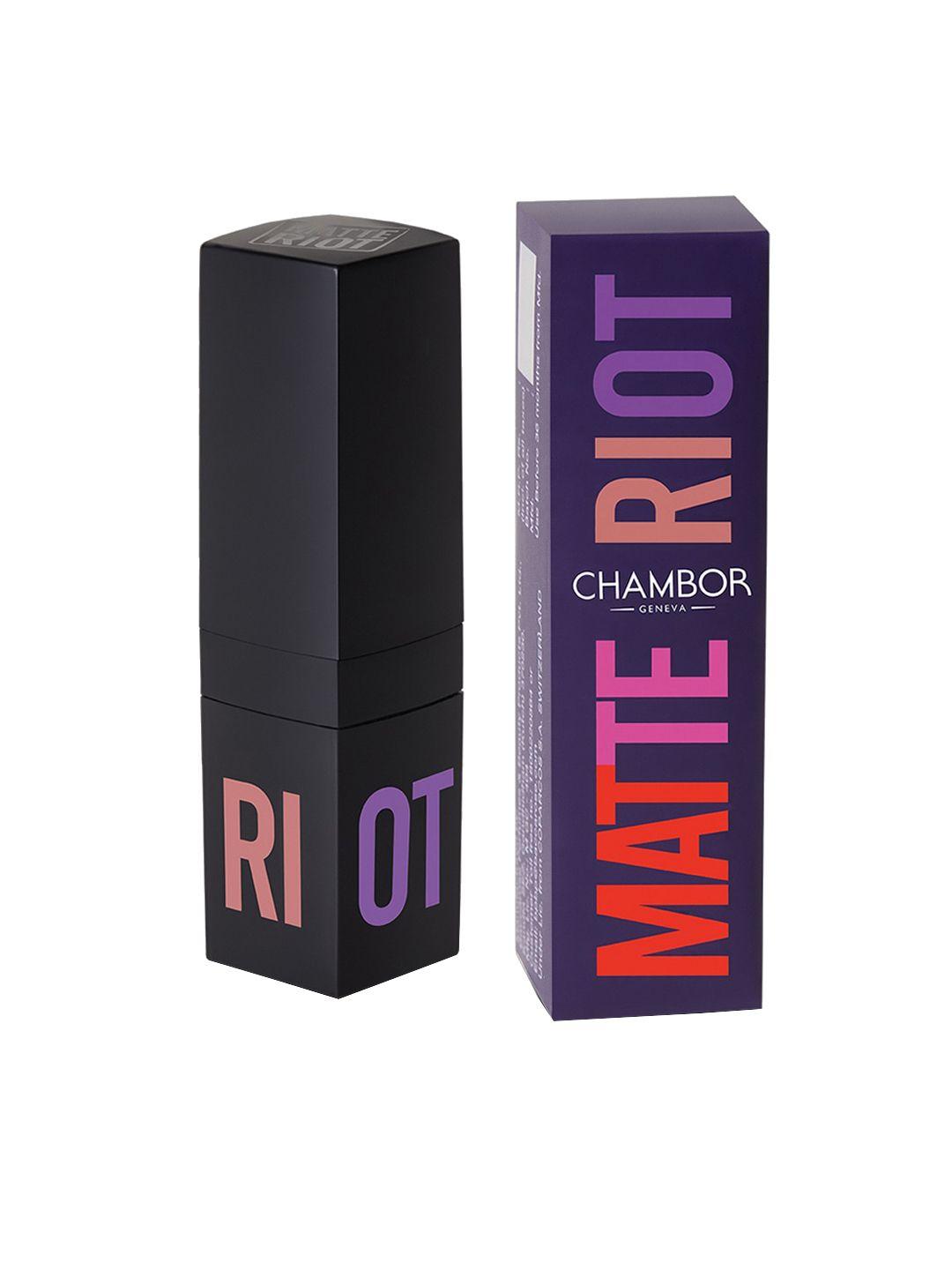 chambor brown matte riot lipstick 287