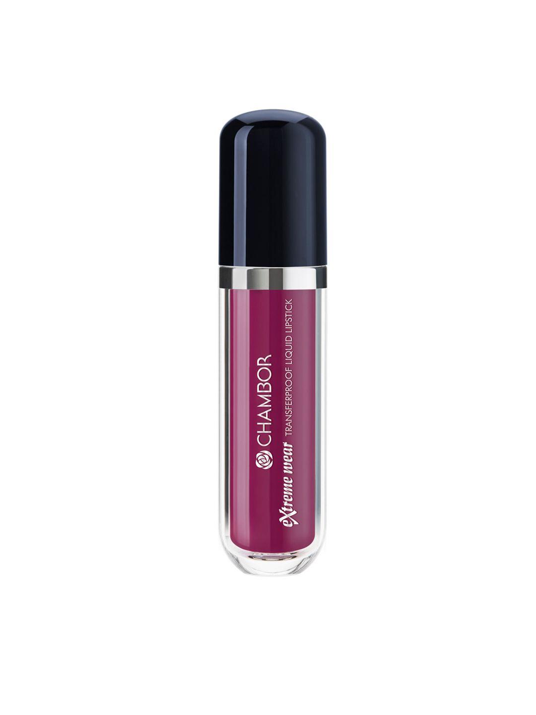 chambor extreme wear transferproof liquid lipstick - raisin rose #411 6 ml