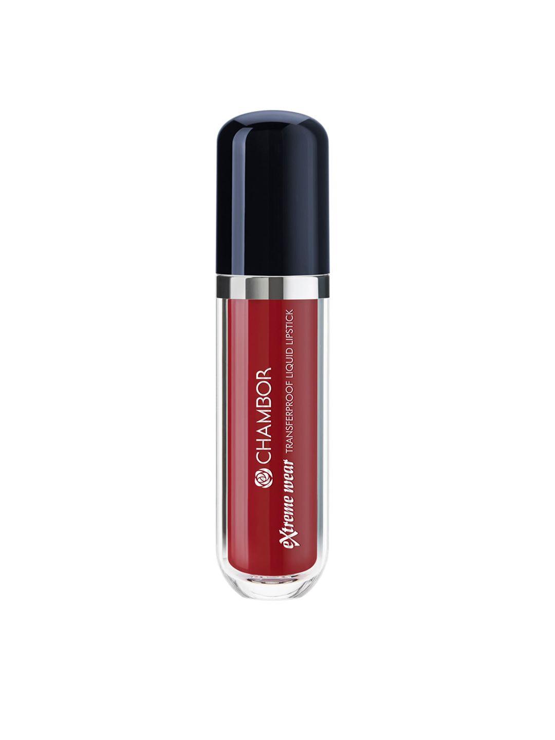 chambor extreme wear transferproof liquid lipstick brun muscade #487 6 ml