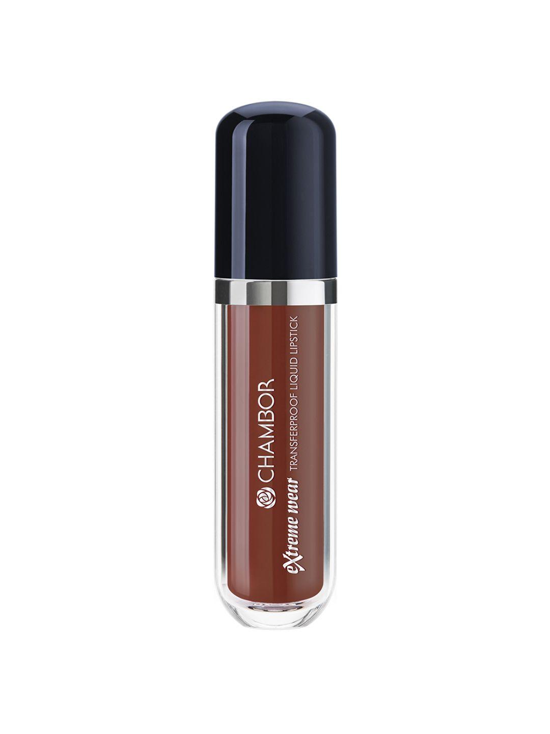 chambor extreme wear transferproof liquid lipstick light rosewood #488 6 ml