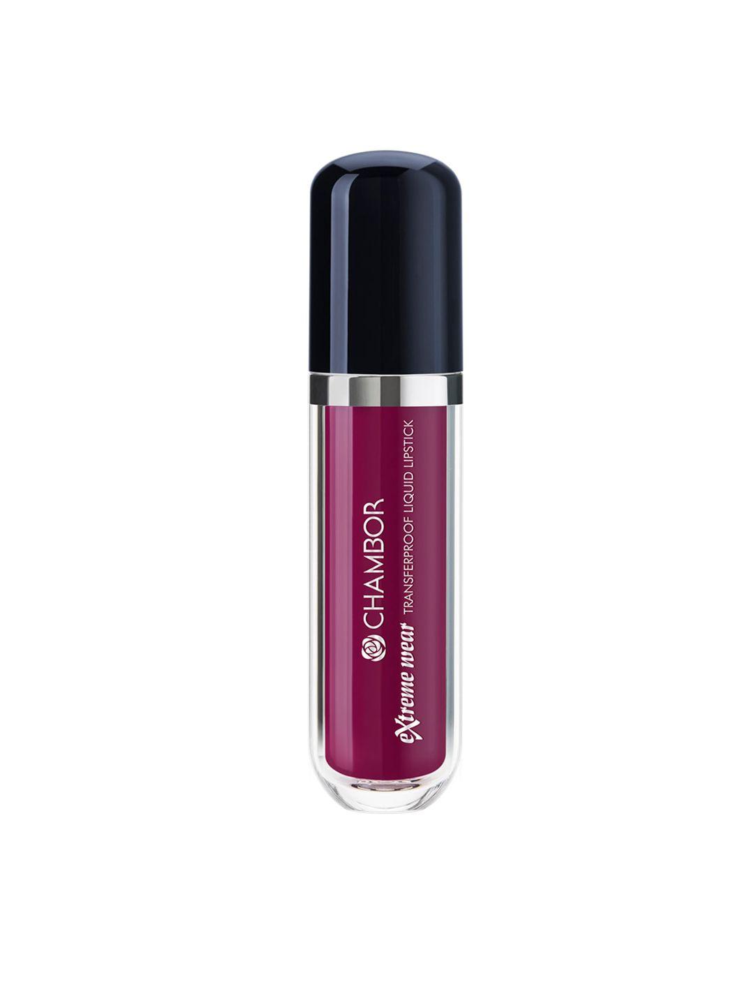 chambor extreme wear transferproof liquid lipstick primrose pink #410 6 ml