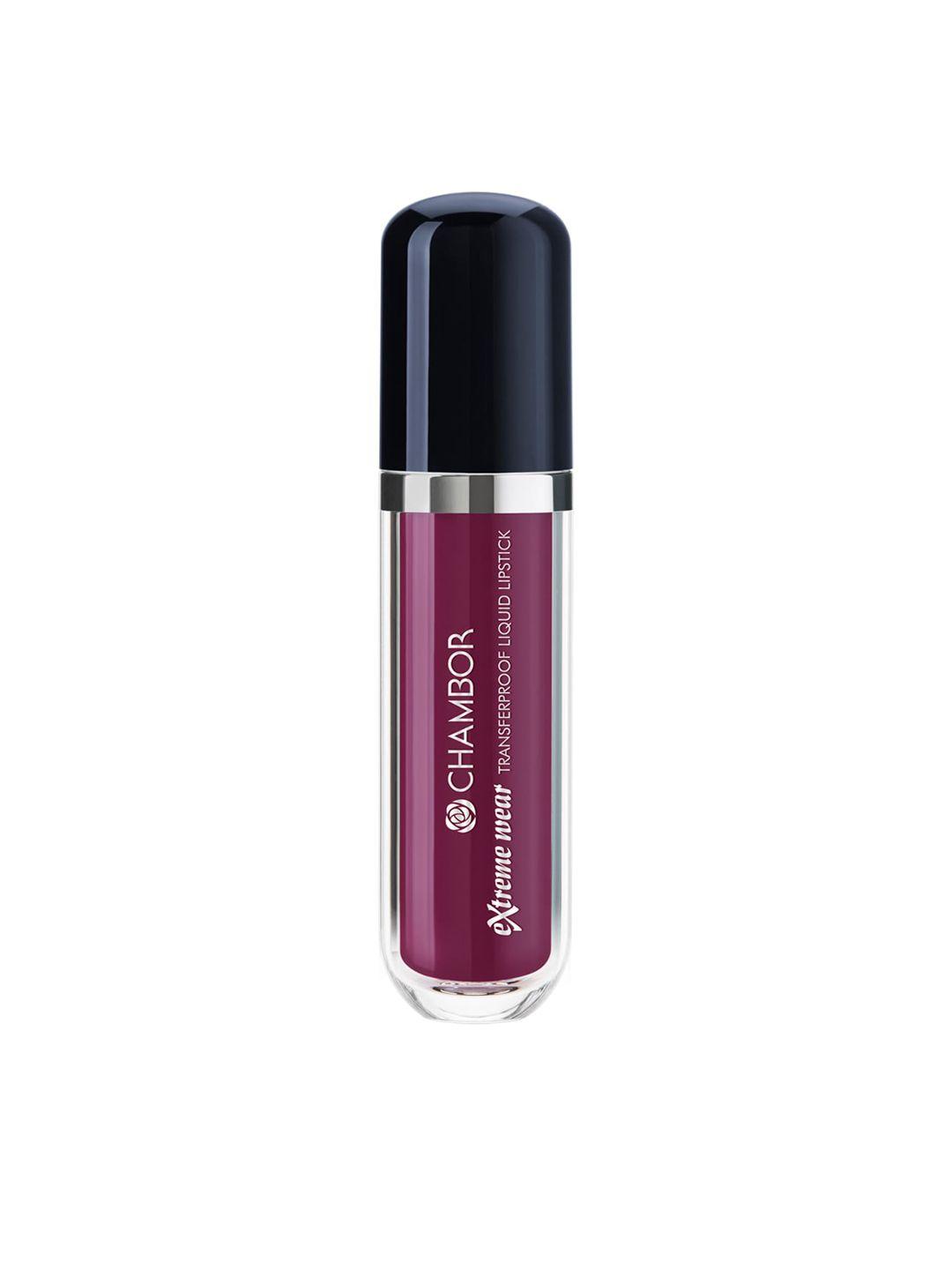 chambor extreme wear transferproof liquid lipstick purple haze #409 6 ml