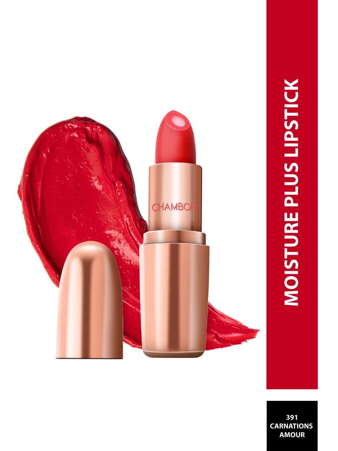 chambor floriographie moisture plus lipstick 4.5 g - carnations amour 391