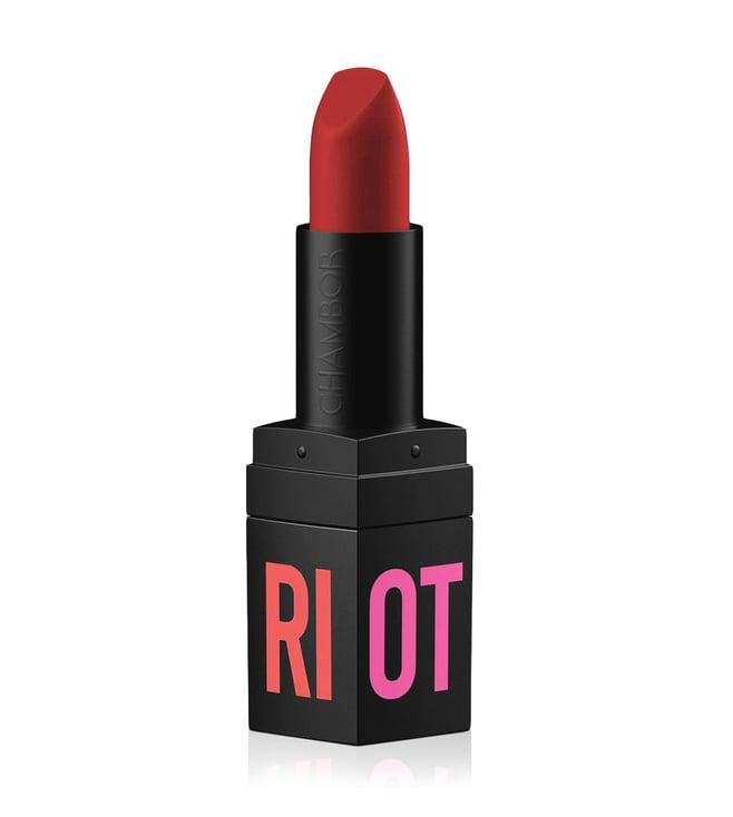 chambor matte riot lipstick tuscany red - 4.5 gm