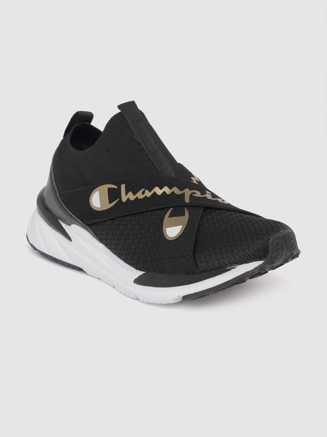 champion women woven design & brand logo detail sneakers