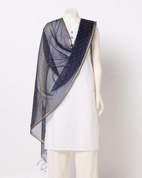 chanderi printed dupatta