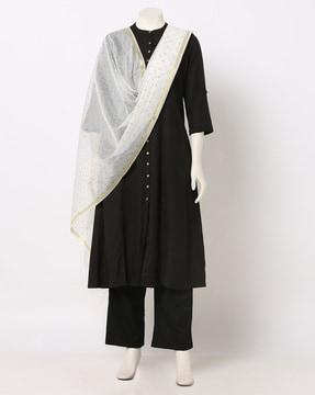 chanderi printed dupatta