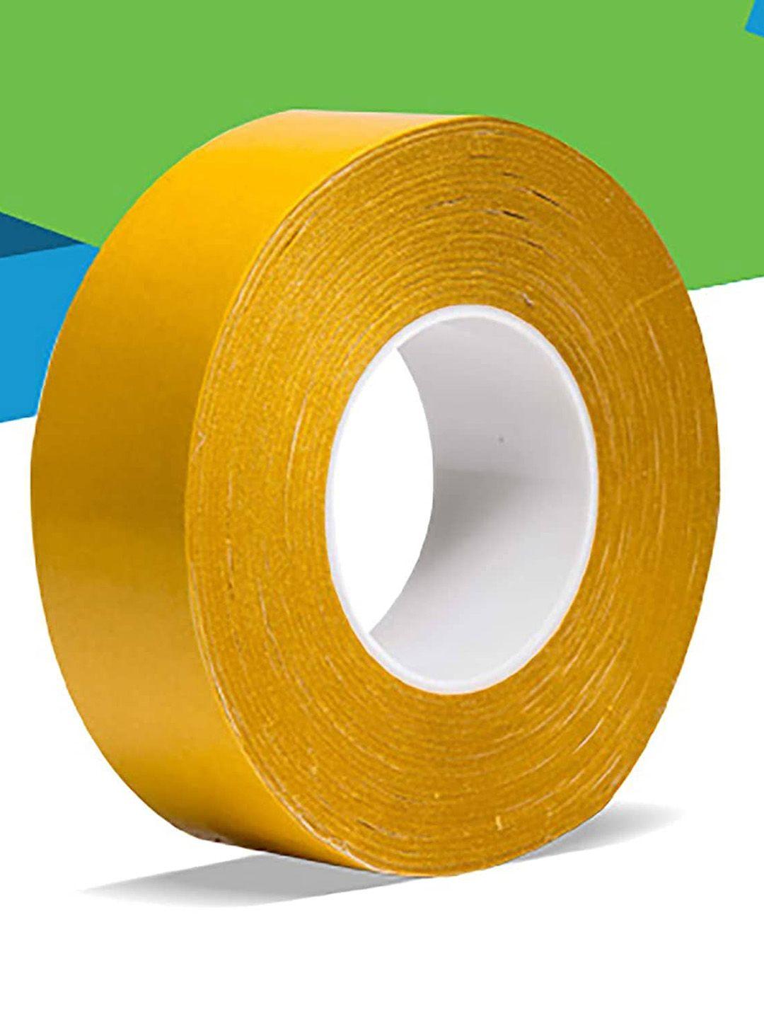 chanderkash waterproof double sided yellow tape & transparent red tape
