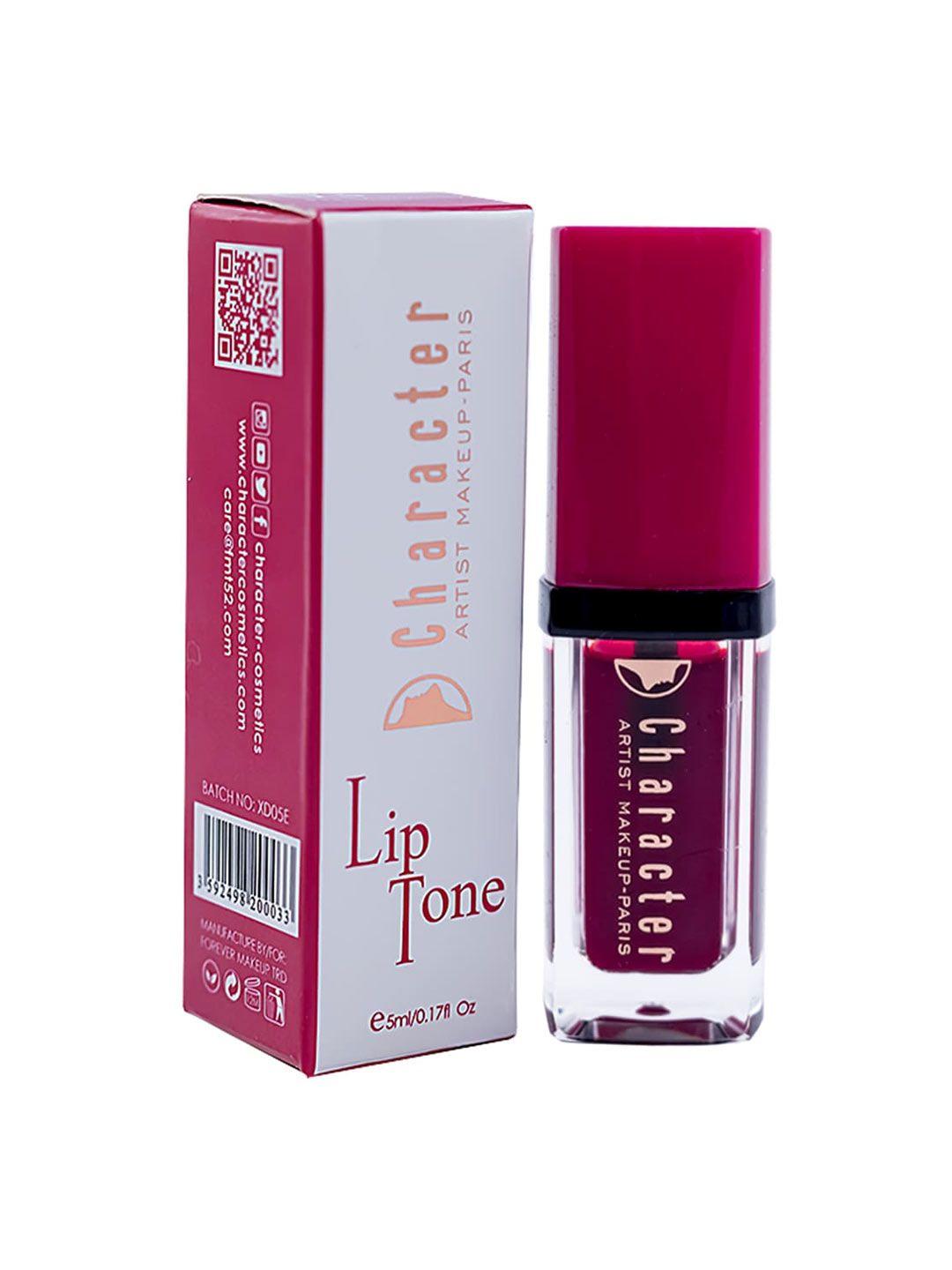 character lip tone liquid lipstick 5ml - orange crush nlt003