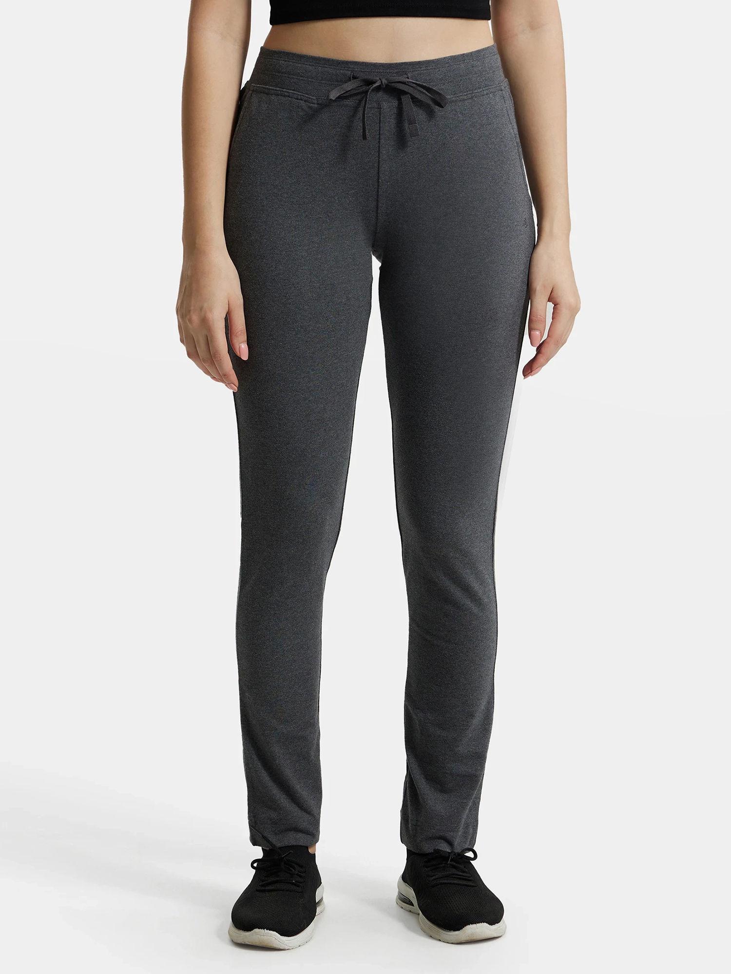 charcoal melange lounge pants - style number - 1301