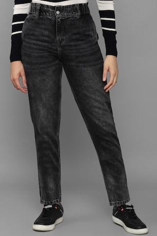 charcoal solid jeans